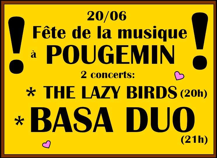 Event flyer for Fête de la Musique à Pougemin