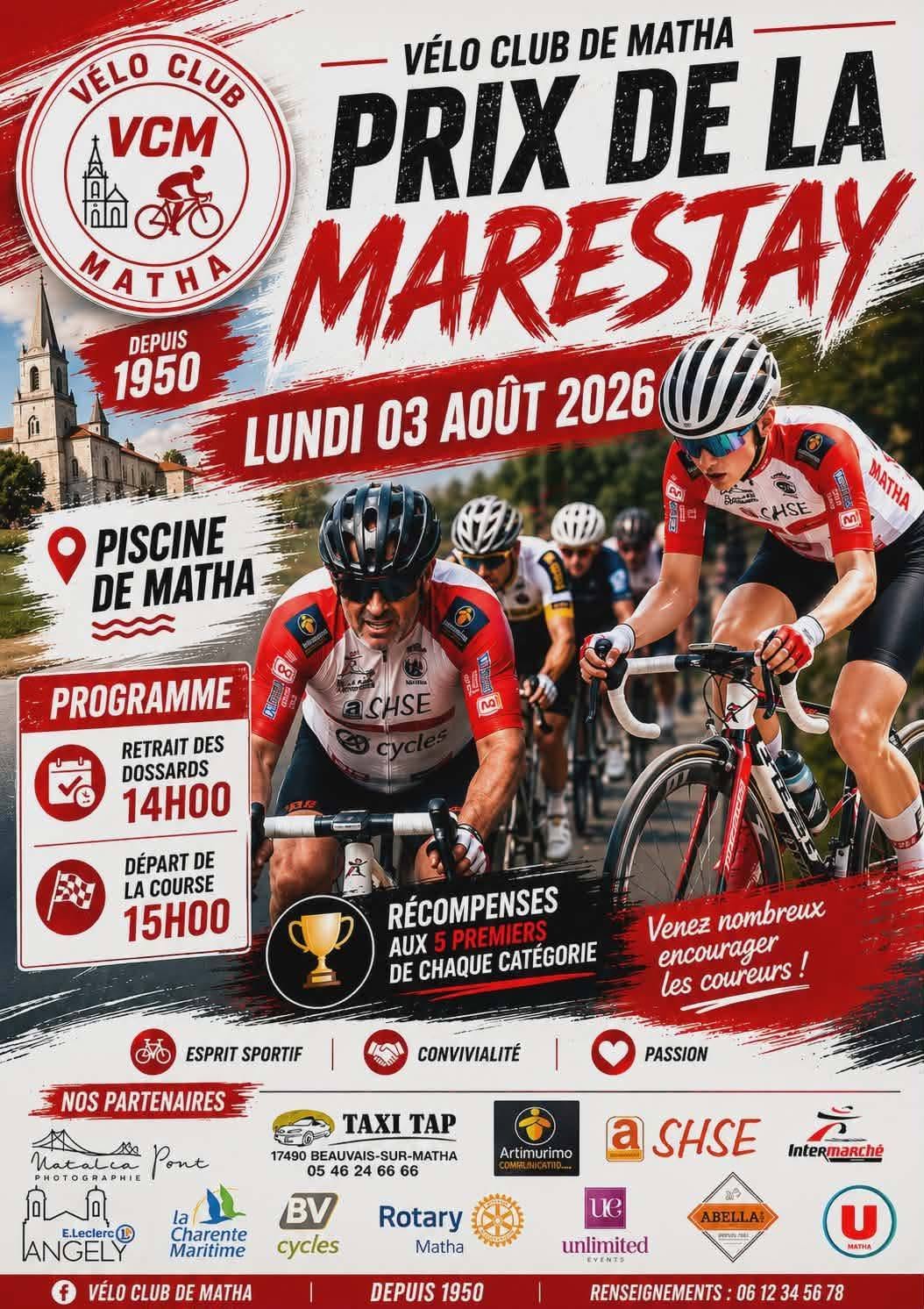 Event flyer for Prix de la MARESTAY